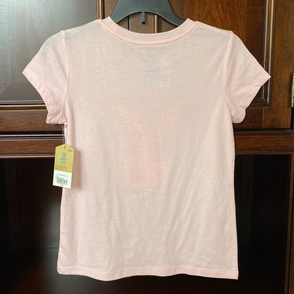 “Too Hip To Hop” Size 7/8 Girls Pink Bunny T-Shirt New - Picture 3 of 4